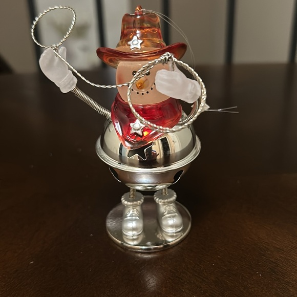 Cowboy snowman ornament. - Picture 1 of 10